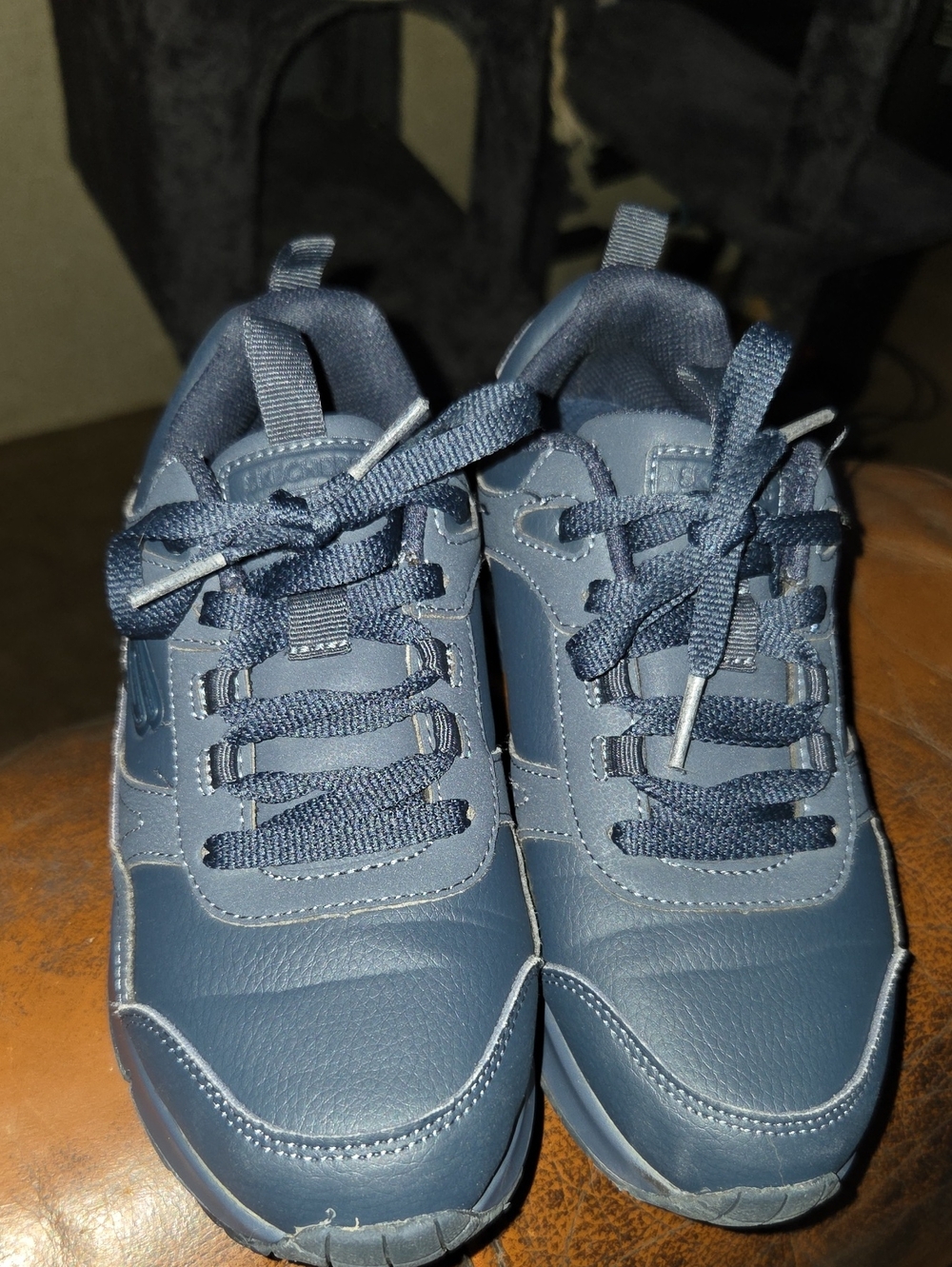 Skechers Air-Cooled Memory Foam Blue Sneakers US 2.5